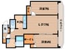 ＶＡＮＧＵＡＲＤ　ＱＵＡＬＩＡ 2LDKの間取り