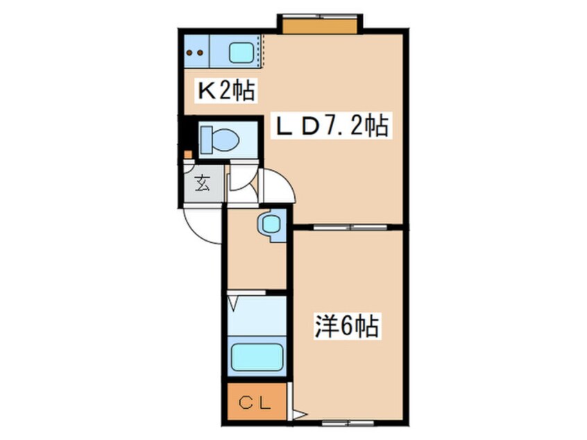 間取図 CONFIDENCE菊水元町