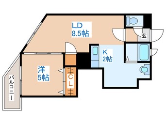 間取図 パークヒルズ円山