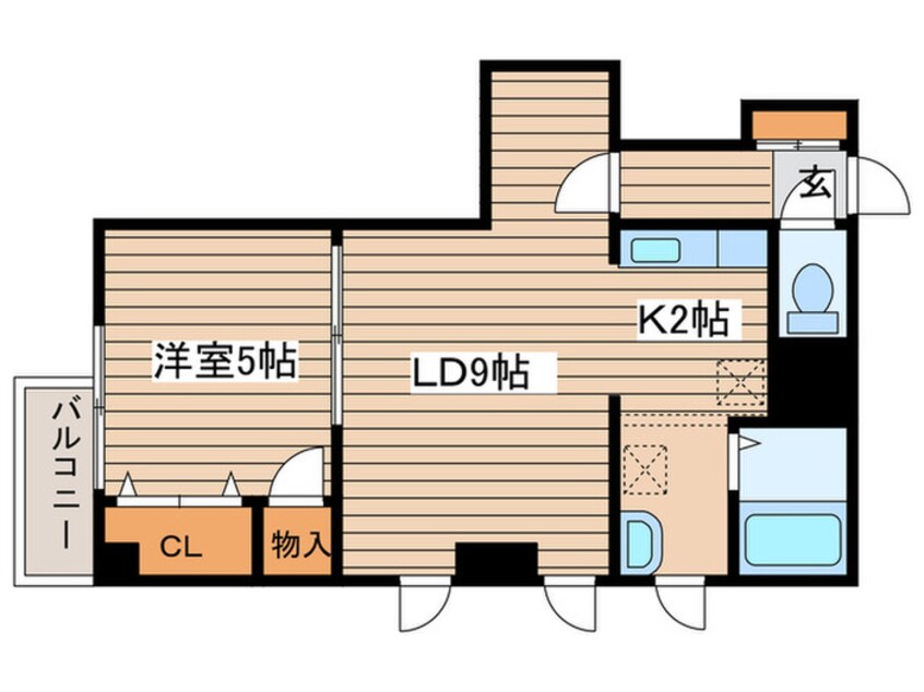 間取図 パークヒルズ円山