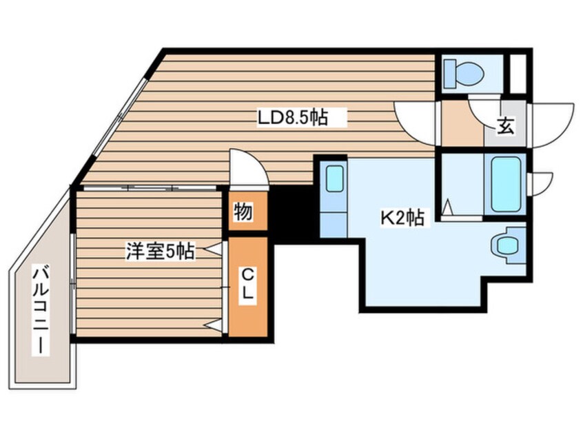 間取図 パークヒルズ円山