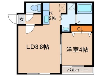 間取図 ル・エスト豊平公園