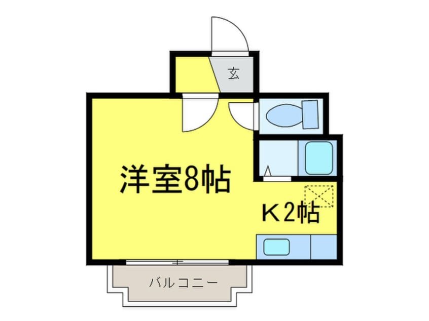 間取図 フラッツ幌南