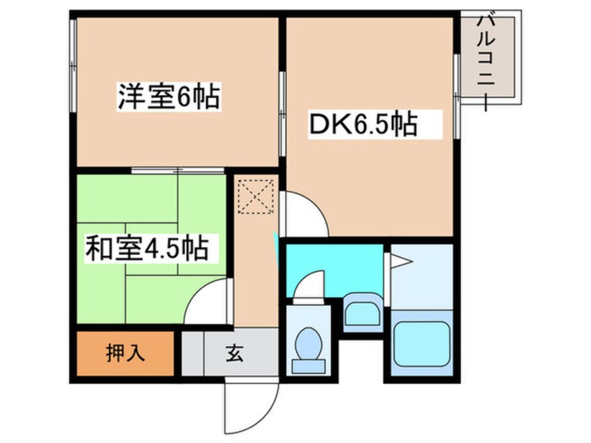 間取図 Ｖｉｌｌａ　南円山