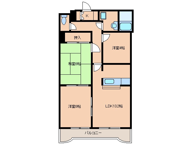 間取り図 シティマンション五十嵐