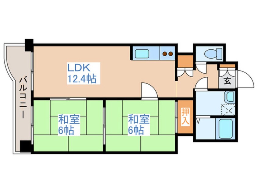 間取図 シティマンション五十嵐
