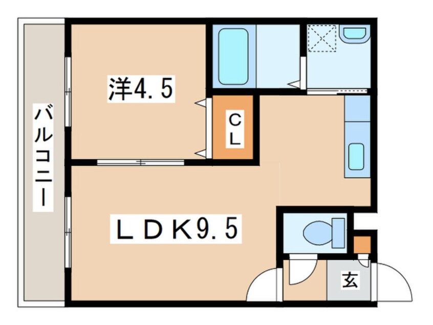 間取図 グランドヒルズ