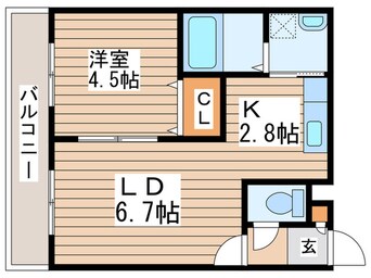 間取図 グランドヒルズ