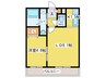 グランドヒルズ 1LDKの間取り