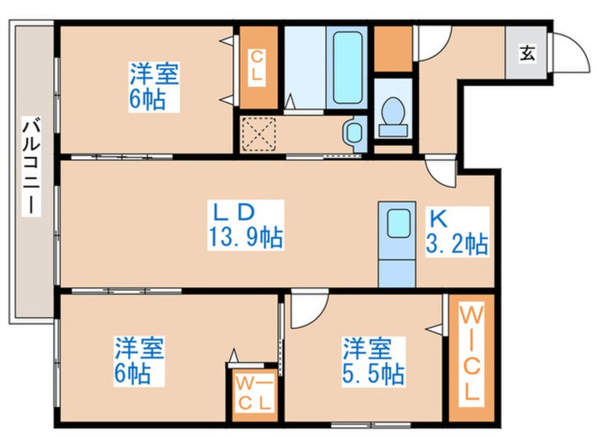 間取図 シティレジデンス南13条