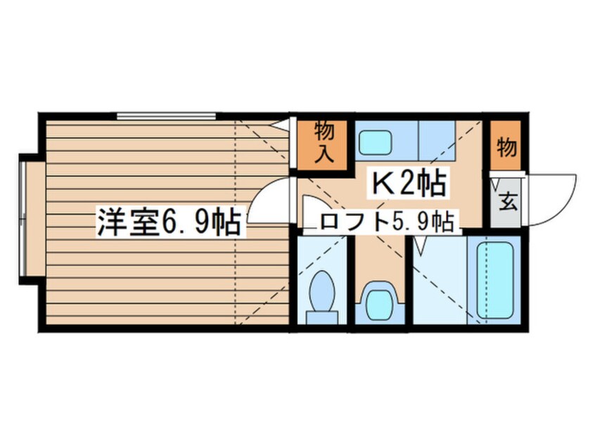 間取図 ＡｓｔｒａｌⅠ