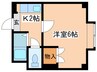 ペントハウス札幌 1Kの間取り