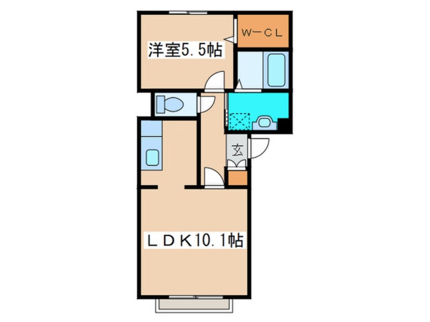 間取図 シャーメゾンＭⅠ