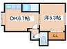 メゾンドトワル 1DKの間取り