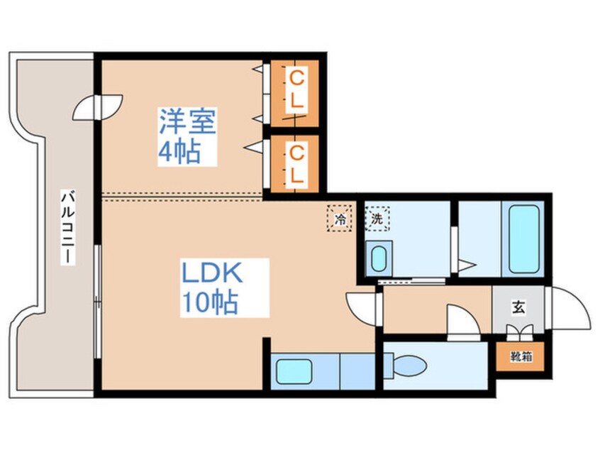 間取図 グラナイト４１４