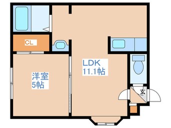 間取図 カサブランカ弐番館