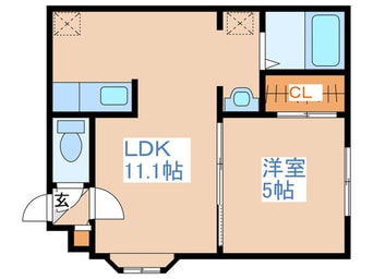 間取図 カサブランカ弐番館