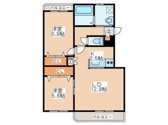間取図 エムズＢ