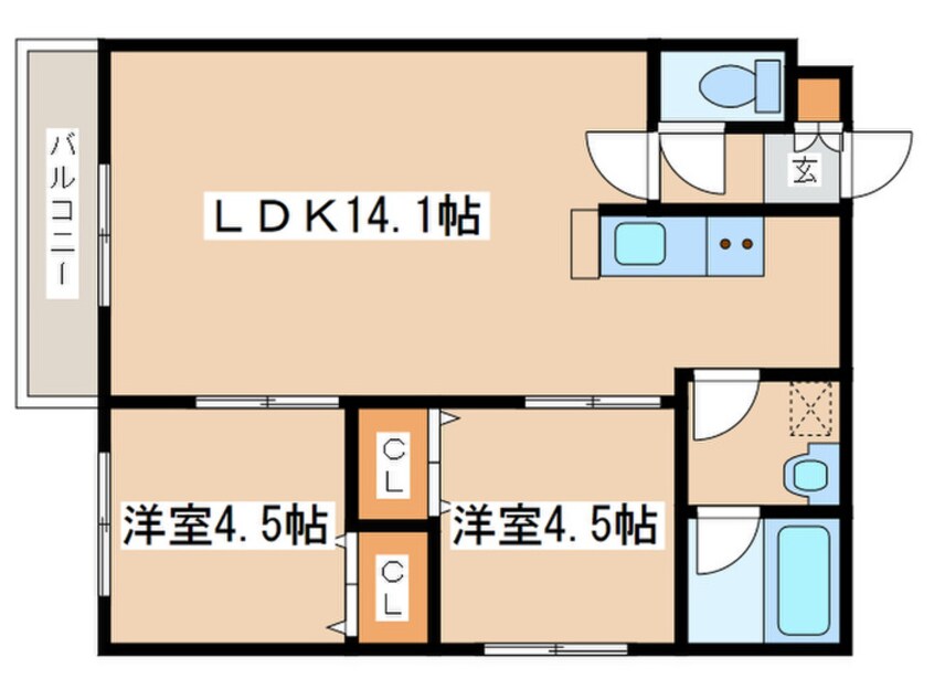 間取図 FELICE