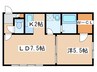 ステ－ジノア東札幌 1LDKの間取り