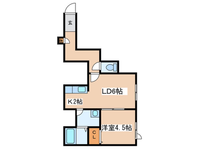 間取図 ケントハウスⅡ