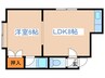 ルミエ－ル美園 1LDKの間取り