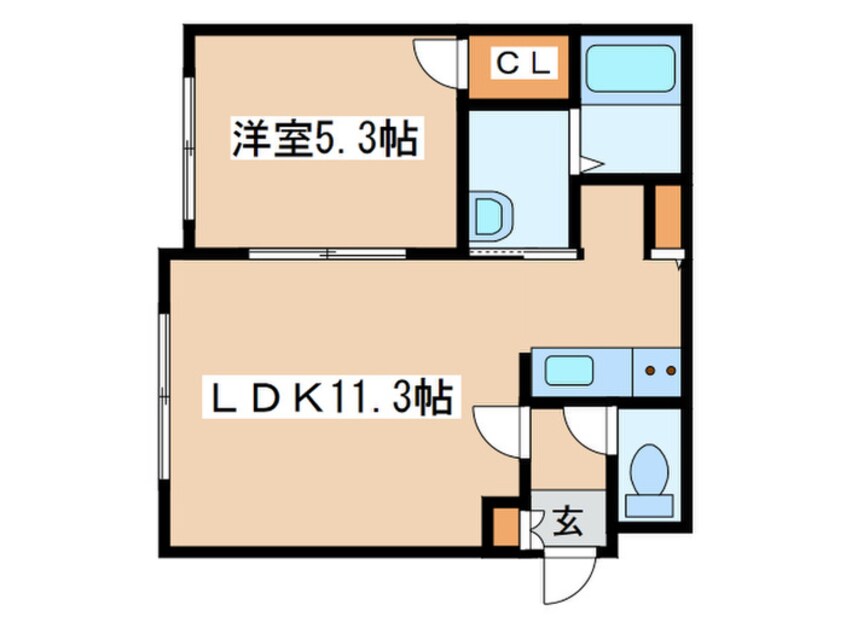 間取図 ディスティーノ