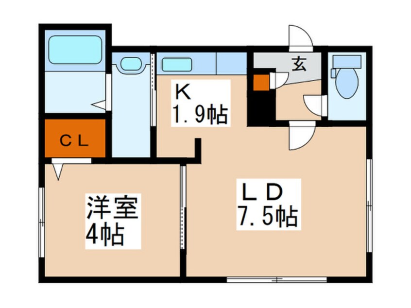 間取図 GREXTATE34