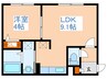 GREXTATE34 1LDKの間取り