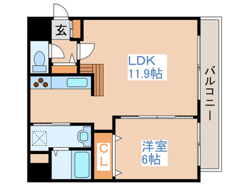 間取図 ノ－ザンパレス７７