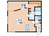 RESIDENCE　SAPPORO　T9 1LDKの間取り