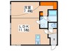 RESIDENCE　SAPPORO　T9 1LDKの間取り
