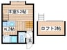 ソレイユハイム月寒中央 1Kの間取り
