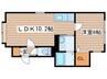 ＣＯＭＯＤ・ＣＡＳＡ４１ 1LDKの間取り
