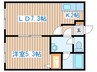 エステラ二十四軒Ａ舘 1LDKの間取り