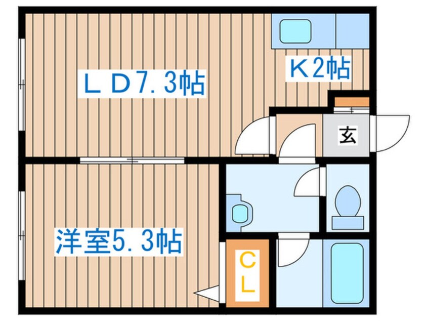 間取図 エステラ二十四軒Ａ舘