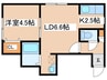 ファルコン17 1LDKの間取り