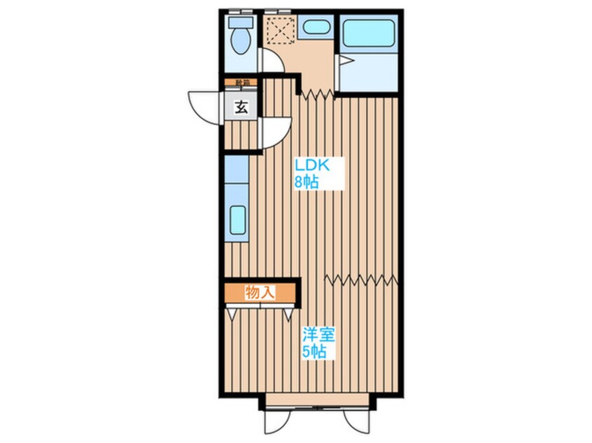 間取図 ドリ－ムラッシュＩ