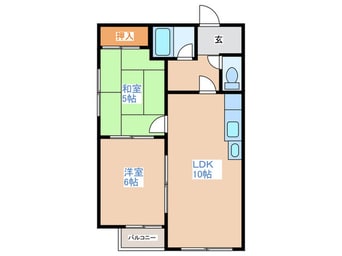 間取図 パルコート豊平
