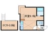 エスコ－ト美園中央 1Rの間取り