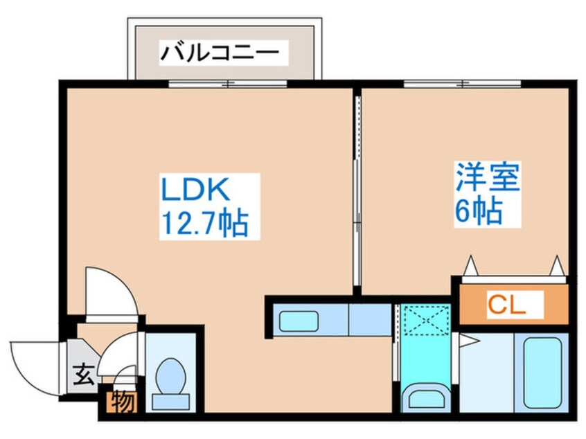 間取図 フィーノW３