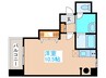 ル・クラ－ジュ 1Rの間取り