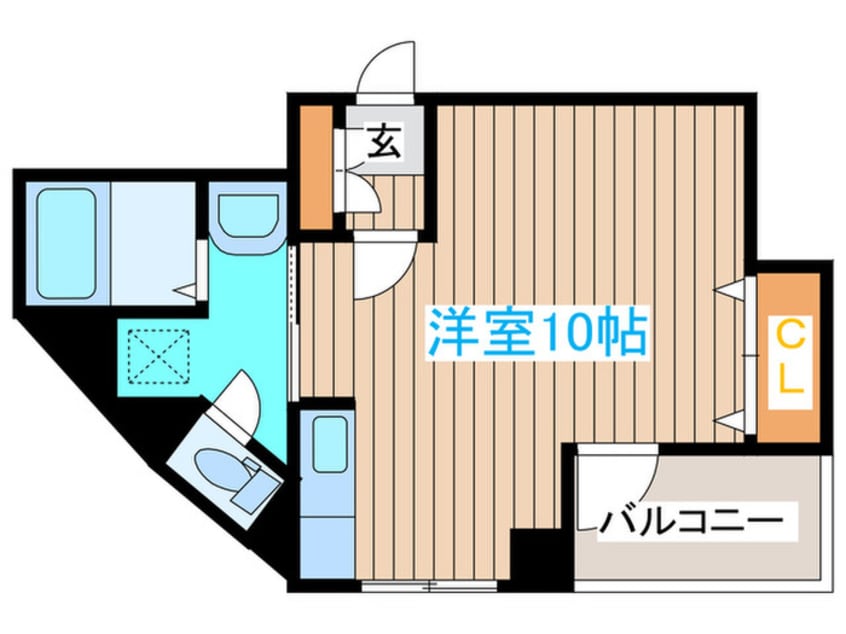 間取図 ル・クラ－ジュ