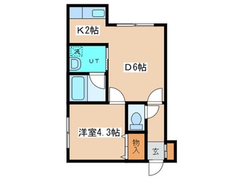 間取図 カラバオ白石