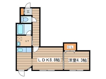間取図 カラバオ白石