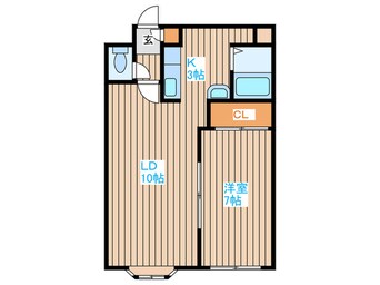 間取図 ロリエ菊水