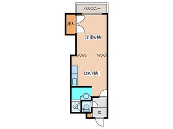 間取図 コ－ポラス巴里