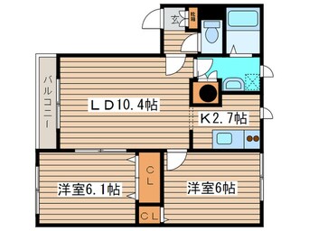 間取図 ラミ－ジュ麻生