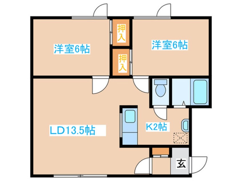 間取図 パ－クハイツＭ