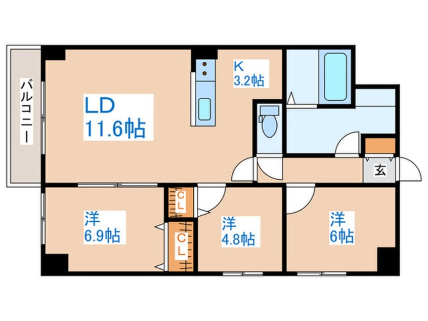 間取図 MODENA近代美術館